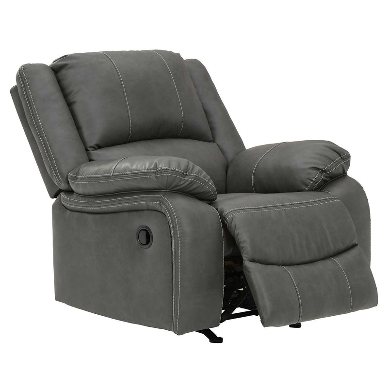 Signature Design by Ashley Calderwell Rocker Leather Look Recliner 7710325 IMAGE 3