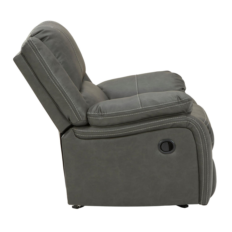 Signature Design by Ashley Calderwell Rocker Leather Look Recliner 7710325 IMAGE 4