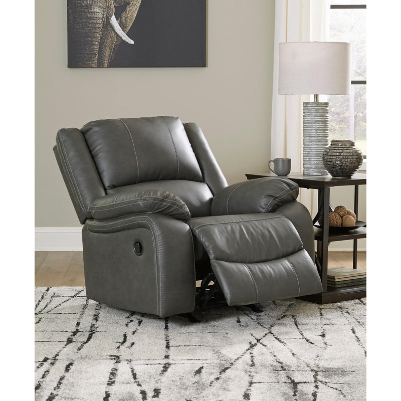 Signature Design by Ashley Calderwell Rocker Leather Look Recliner 7710325 IMAGE 7