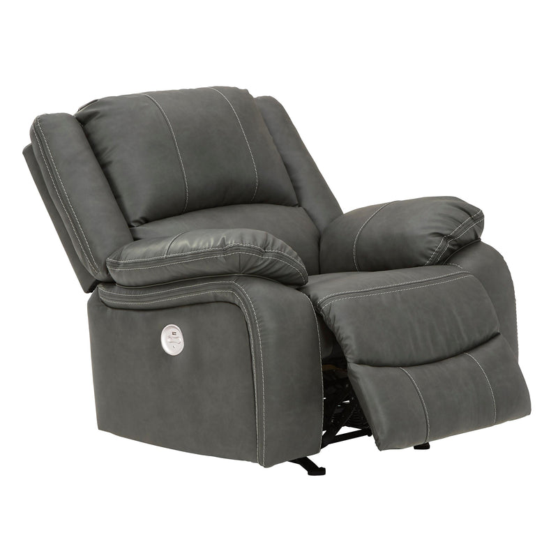 Signature Design by Ashley Calderwell Power Rocker Leather Look Recliner 7710398 IMAGE 3