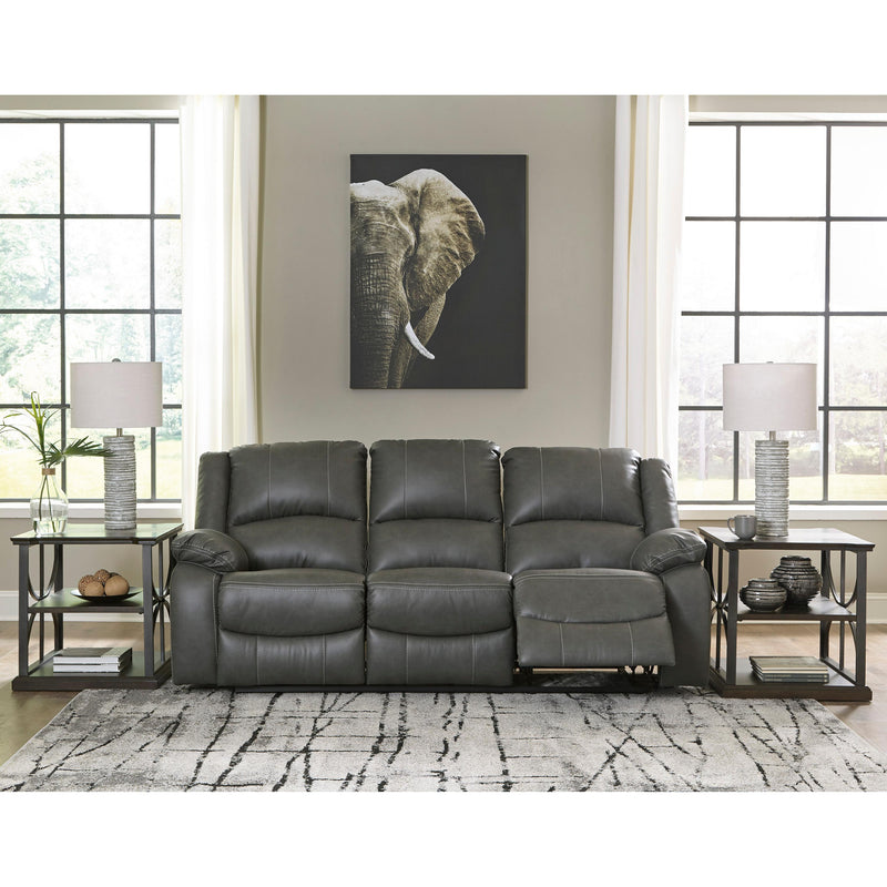 Signature Design by Ashley Calderwell Reclining Leather Look Sofa 7710388 IMAGE 6