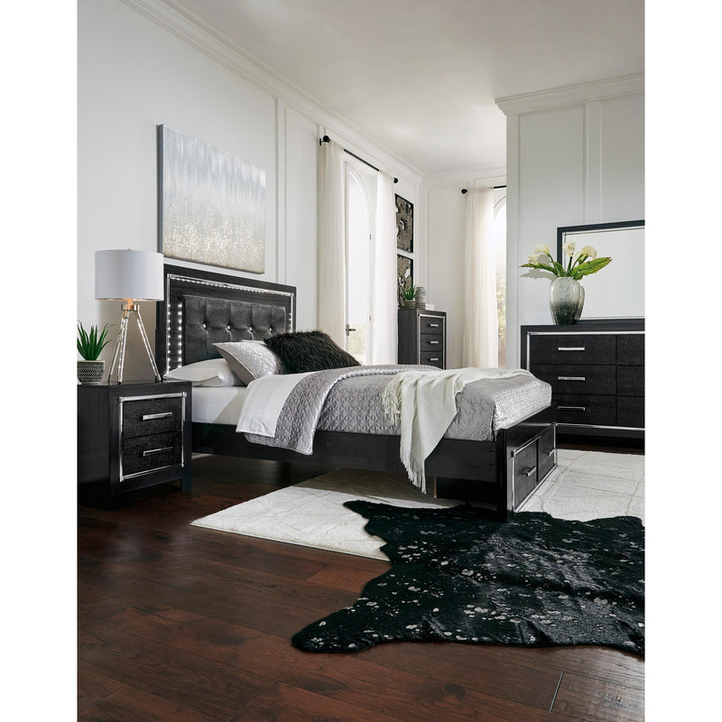 Signature Design by Ashley Kaydell Queen Upholstered Panel Bed with Storage B1420-57/B1420-54S/B1420-95/B100-13 IMAGE 11