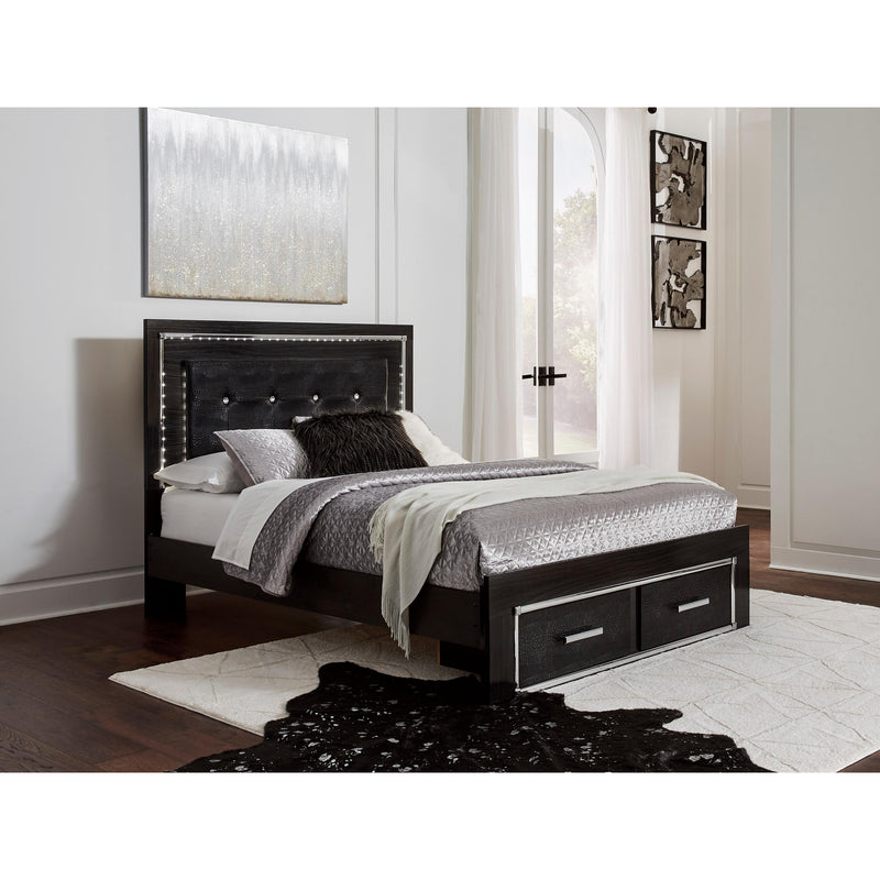 Signature Design by Ashley Kaydell Queen Upholstered Panel Bed with Storage B1420-57/B1420-54S/B1420-95/B100-13 IMAGE 5