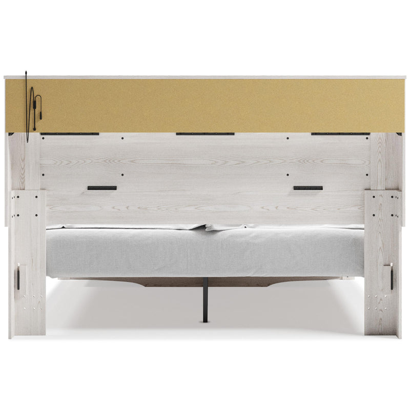 Signature Design by Ashley Altyra King Upholstered Bookcase Bed with Storage B2640-69/B2640-56S/B2640-95 IMAGE 4