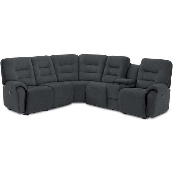 Best Home Furnishings Unity Reclining Fabric 6 pc Sectional Unity M730R4L-18963C IMAGE 1