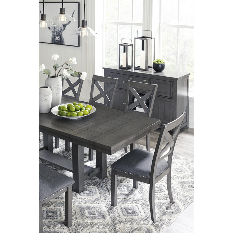 Signature Design by Ashley Myshanna Dining Table with Pedestal Base D629-45 IMAGE 8