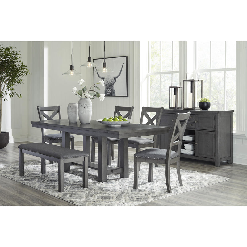 Signature Design by Ashley Myshanna Dining Table with Pedestal Base D629-45 IMAGE 9