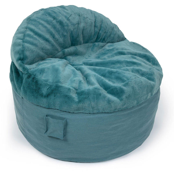 CordaRoy's Nest Bean/Foam Fabric Accent Chair KC-NEST-BL IMAGE 1